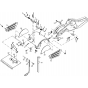 Tine Shield Assembly for Husqvarna DRT 70 Cultivator/Tiller