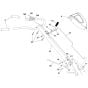 Handle Assembly for Husqvarna DRT 900 H Cultivator/Tiller