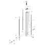 Column Assembly for Husqvarna DS 150 Drill Stand