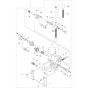 Carriage Assembly for Husqvarna DS 50 AT Drill Stand