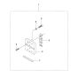 Frame Assembly for Husqvarna DS 50 Combi Drill Stand