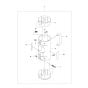 Shredder Case Assembly for Husqvarna DS 70 AT Drill Stand