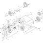 Chassis/Frame Assembly for Husqvarna DT18BF Lawn Care Equipment