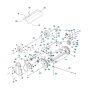 Chassis, Engine, Pulley Assembly for Husqvarna DT22B5FA Dethatcher