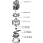 Motor Assembly for Husqvarna DUO TRIMMER Edger