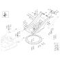 Swing Bracket Assembly -1 for Wacker DW30-2 Dumper