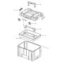 Main Assembly for DeWalt DWST1-71195 Workbox