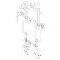 Tip Over Protective Structure (TOPS) Assembly for BobCat E08 (S/N B4PC11001 & Above)