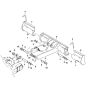 Blade Assembly for BobCat E08 (S/N A4BP1101-A4BP11960)