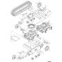 Undercarriage Assembly for BobCat E14 (S/N AHNM11001 & Above)