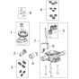 Motor Pump Assembly for Nilfisk E160.1-10 H X-Tra Pressure Washer