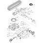 Undercarriage Assembly for BobCat E17Z (S/N B4AW11001 - B4AW11660)