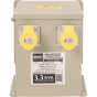 3.3KVA Wall Mounted Transformer 2x 16A Outlets for fixed installations 110V