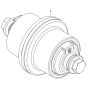 Track Roller (Bottom) Assembly for BobCat E25 (S/N AB8B11001 & Above)