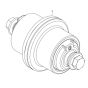 Track Roller (Bottom) Assembly for BobCat E26 (S/N B33211001 & Above)