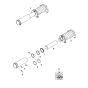 Track Tensioner (S/N B3JE11001 -B3JE11383, B3JE11385 - B3JE11443) Assembly for BobCat E26 (S/N B3JE11001 & Above)