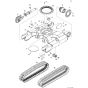 Undercarriage (S/N B3JE14063 & Above) Assembly for BobCat E26 (S/N B3JE11001 & Above)