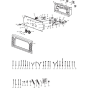 Front Control Panel Assembly for Makita EG4550A Generators