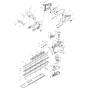 Cutter and Handle Assembly for Makita EH6000W Hedge Trimmers