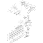 Cutter and Handle Assembly for Makita EH7500W Hedge Trimmers