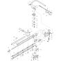 Cutter and Handle Assembly for Makita EH760 Hedge Trimmers