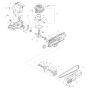 Crankcase, Crankshaft, Cylinder Assembly for Makita EK7301 Disc Cutter