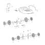 Wheel Assembly for Makita ELM4610 Mower