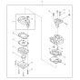 Carburettor Assembly for Makita EM2650LH Brushcutter