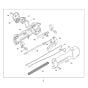 Lever Assembly for Makita EM2654LH Brushcutter