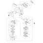 Carburettor Assembly for Makita EM4251 Brushcutter