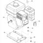 Engine Assembly for Altrad Belle Guardian350 & Guardian400 Floor Saw (Honda GX160)