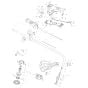 Handle, Lever, Shield Assembly for Makita ER2600L Brushcutter