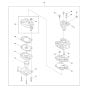 Carburettor Assembly for Makita ER2650LH Brushcutter