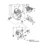 Crankcase, Cylinder Assembly for Makita EW200R Water Pump