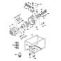 Frame, Pump, StrainerAssembly for Makita EW200R Water Pump