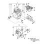 Crankcase, Cylinder Assembly for Makita EW200ST Water Pump