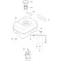 Fuel Tank Assembly for Subaru (Robin) EX16 Engines