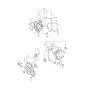 Crankcase, Cylinder Assembly for Makita EW220R Water Pump