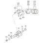 Crankshaft, Piston Assembly for Robin / Subaru EX13 Engines