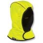 Hood Fleece Liner Hook & Loop Chin Strap and Hard Hat Attachments Yellow