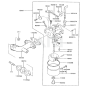 Carburetor for Kawasaki FA076D Engine