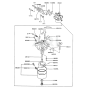 Carburetor for Kawasaki FA210D Engine