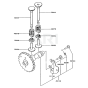 Valve / Camshaft for Kawasaki FA210R Engine