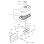 Air Filter / Muffler for Kawasaki FA210V Engine