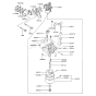 Carburetor for Kawasaki FA210V Engine