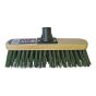 Broom Head Stiff Green 300mm (12in) Threaded Socket by Faithfull - PSS453VGFA