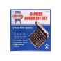 Combination Wood Auger Bit Set 8 Piece 6-25mm by Faithfull