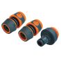 3/4in Plastic Hose Fittings Kit, 3 Piece