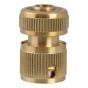 Brass Female Water Stop Connector 12.5mm (1/2in) by Faithfull - SB3007A