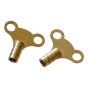 Radiator Keys - Brass (card 2) by Faithfull